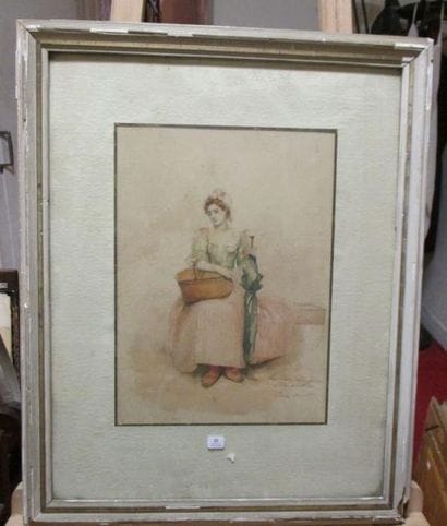 Cécile CARAT (?)
Portrait de servante au...