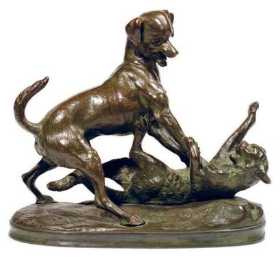 D'après Pierre-Louis ROUILLARD (1820-1881)
Chien...