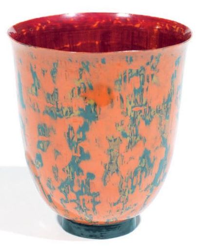 Jean DUNAND (1877-1942)
Vase gobelet Campella...