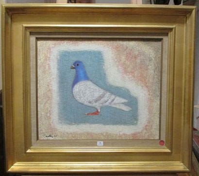 Vincent SALES (XXe)
Tourterelle. Huile sur...
