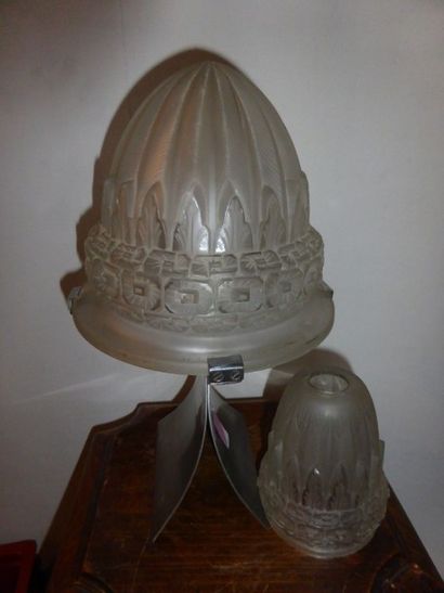 SCHNEIDER
Pied de lampe en métal chromé abat...