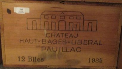 12 bouteilles CH. 	HAUT BAGES LIBERAL, 5°...