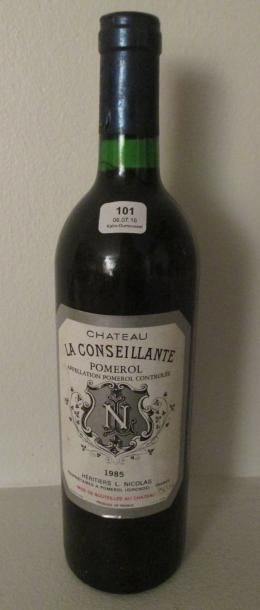 1 bouteille CH. LA CONSEILLANTE, Pomerol...
