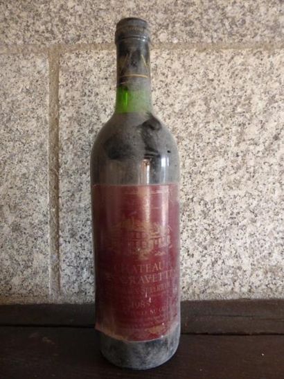 12 bouteilles CH. LES GRAVETTES, Bordeaux...