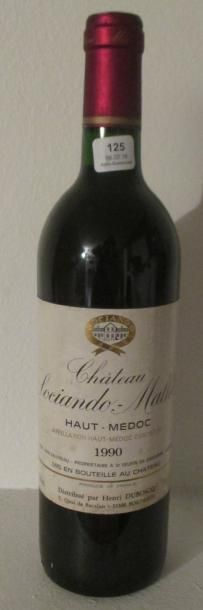 1 bouteille CH. SOCIANDO MALLET, 	Haut-Médoc...