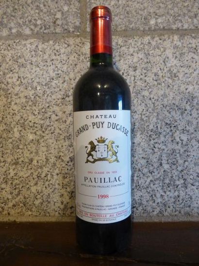 5 bouteilles CH. GRAND PUY-DUCASSE, 5° cru...