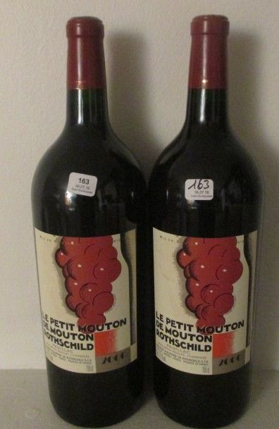 2 magnums LE PETIT MOUTON DE MOUTON-ROTHSCHILD,...