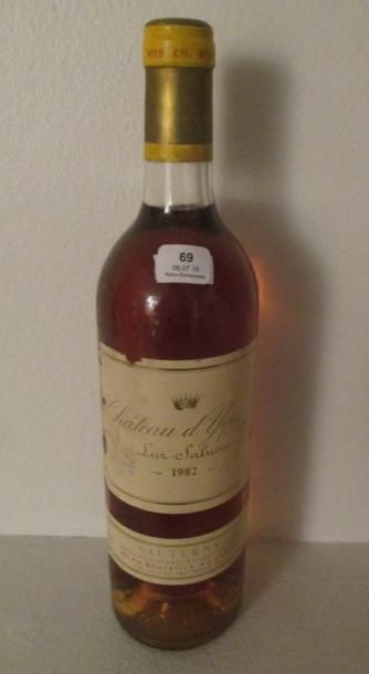 1 bouteille CH. D'YQUEM, 1° Cru Supérieur...