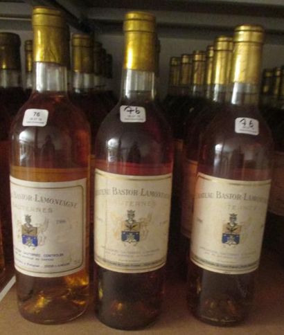 18 bouteilles CH. BASTOR-LAMONTAGNE, Sauternes...