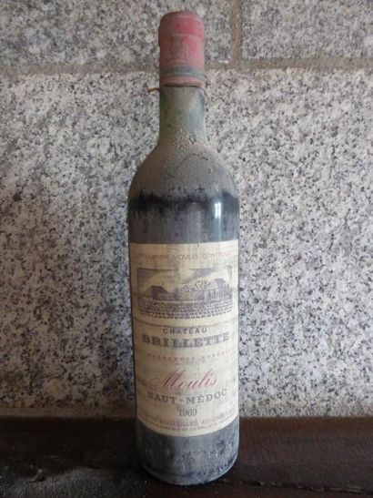 10 bouteilles CH. BRILLETTE, Moulis [5 de...
