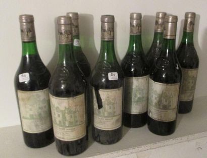 8 bouteilles Château Haut Brion 1974. ets

1...