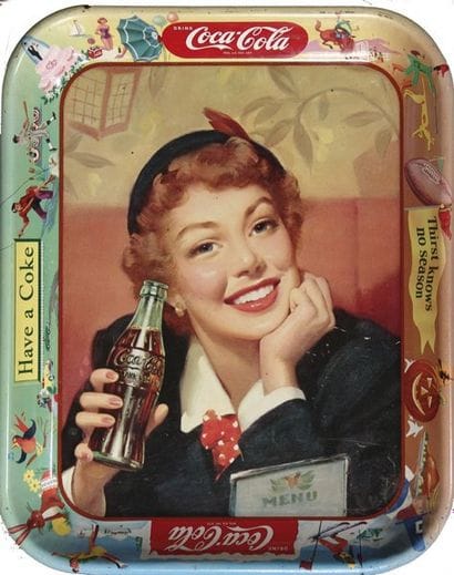 ELVGREN
Plateau COCA COLA ' Four seasons...