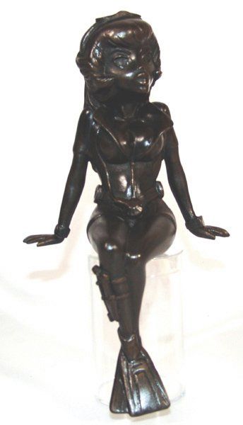 WALTHERY
MaÎlle la plongeuse Statuette en...