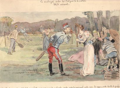 ECOLE FRANCAISE VERS 1900
