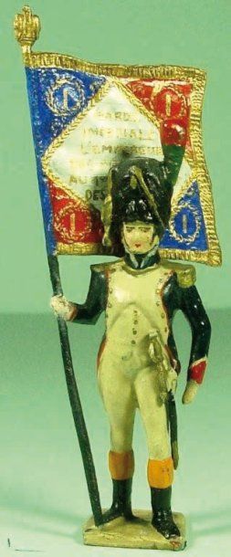 Drapeau de la Garde Impériale : 1er Régiment...