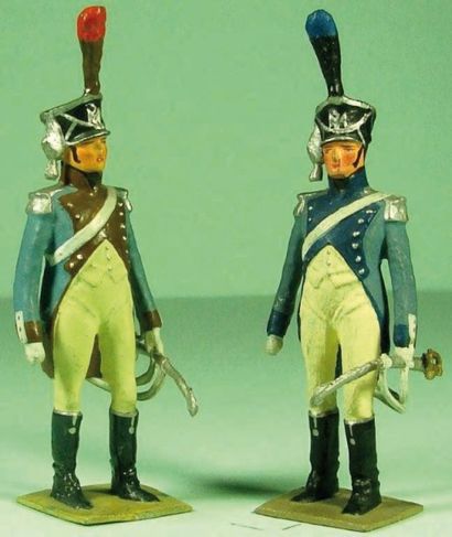 Officiers Train des Equipages (2 variant...