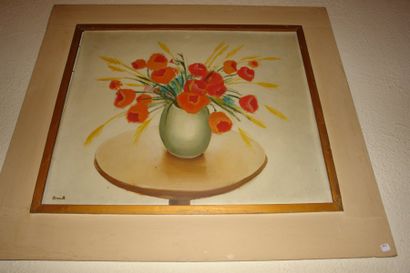 Maurice ESNAULT (1854-1940)
Bouquet de tulipes...
