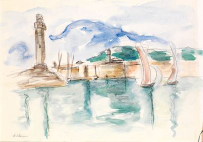 Henri LEBASQUE (1865-1937)
La jetée à St...