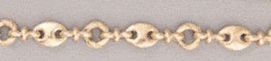 Bracelet en or jaune à maille marine ou torsadée....