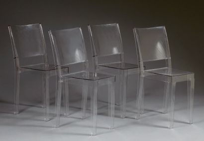 Philippe STARCK (1949-)
Quatre chaises en...