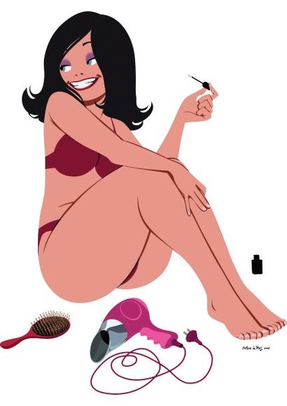 ARTHUR DE PINS
PIN UP Peinture originale...