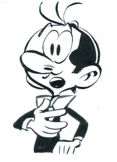 ATTANASIO
PORTRAIT DE SPAGHETTI Dessin original...