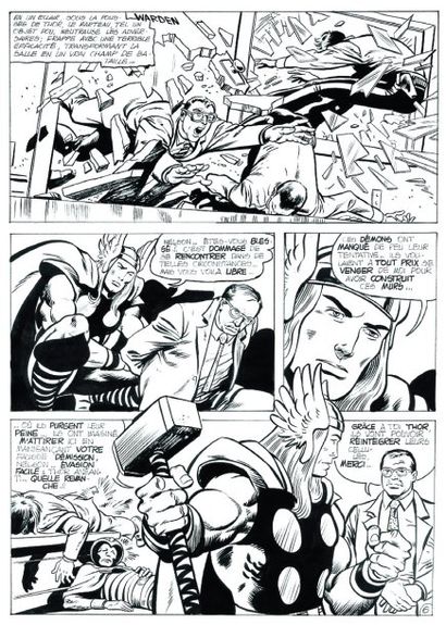 BUSCEMA SAL
THOR Evasion 6 Planches originales....