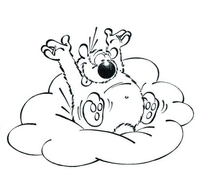 DUPA
CUBITUS SUR UN NUAGE Dessin original...