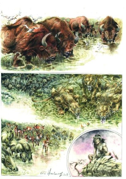 HAUSSMAN
LES CHASSEURS DE L'AUBE Planche...