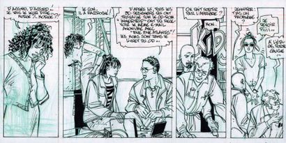 LAMQUET
ALVIN NORDGE Strip original à l'encre...