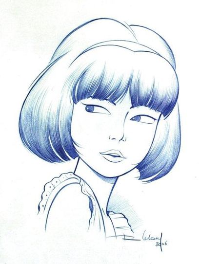 LELOUP
YOKO TSUNO Portrait de l'héroïne au...