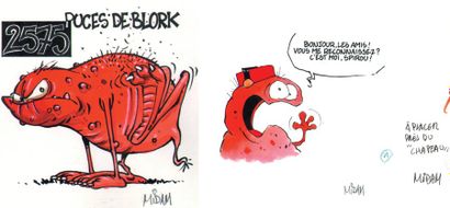 MIDAM
KID PADDLE, LES BLORKS Deux dessins...