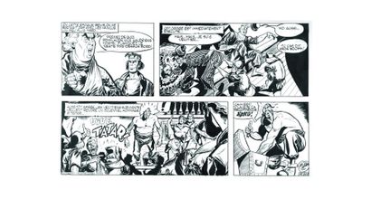 UDERZO - GOSCINNY
BELLOY Demi planche originale...