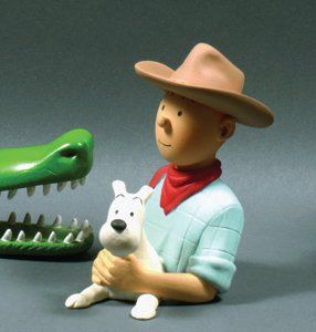 HERGE
TINTIN Pixi Ref. 30008 résine Buste...