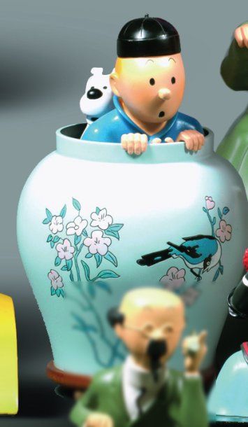 HERGE
TINTIN Pixi résine 30000 Tintin dans...
