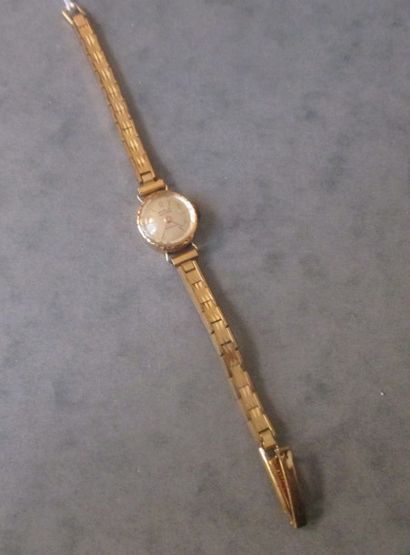 Boitier de montre rond en or jaune 18k REGLIA,...