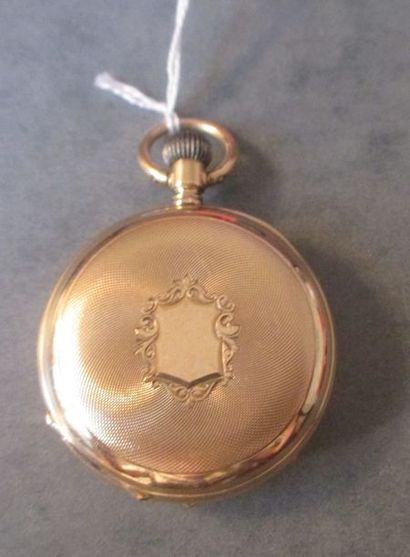 Montre de col en or jaune 14k, pds brut :...