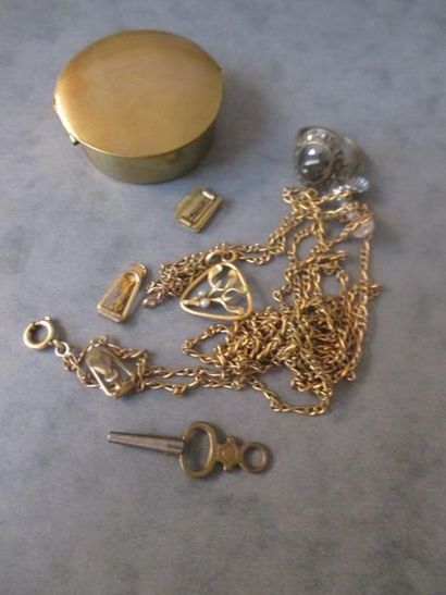 *Bijoux fantaisies : chaine de cou double,...