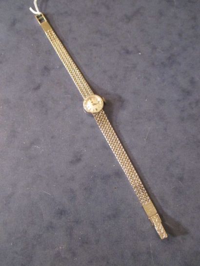 Bracelet-montre de dame en or gris 18k, LIP,...