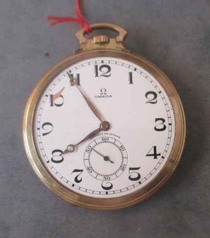 Montre à gousset enmétal OMEGA (manque la...