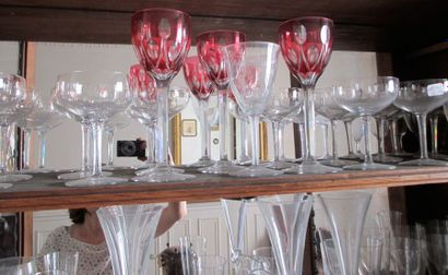 Partie de service de verres