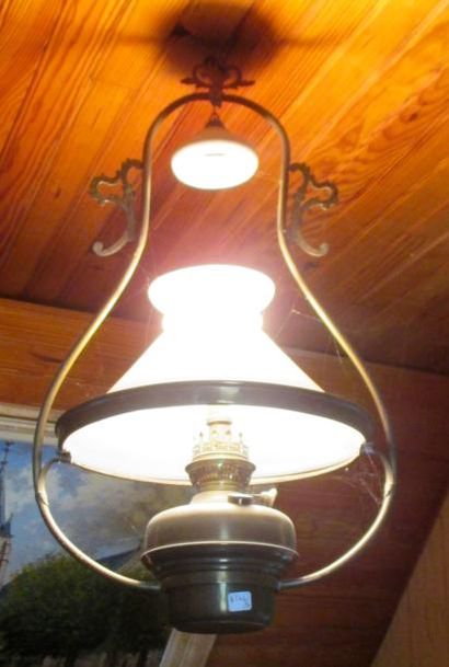 Lanterne en métal et en cuivre