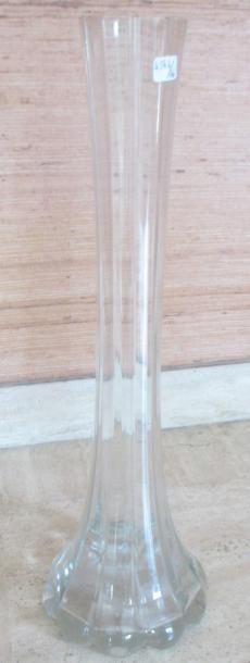 Vase Soliflore en verre 

H : 51cm