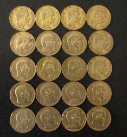 Vingt pièces de 20 FFen or
