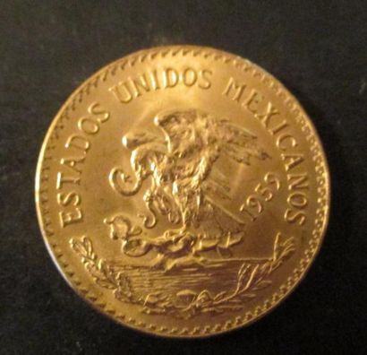 Une pièce de 20 Pesos mexicain 1959