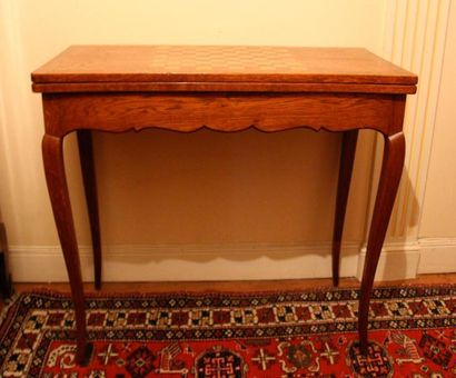 Table à jeux à plateau portefeuille en bois...