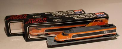 TGV SUD EST : 3 voitures en boite d'orig...