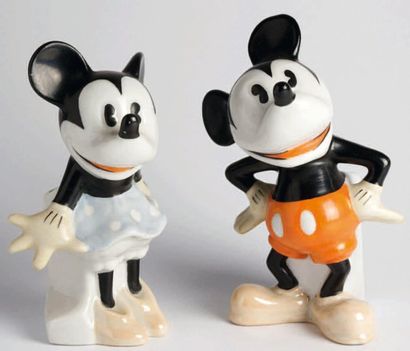 MICKEY MOUSE Mickey Mouse et Minnie. Lot...