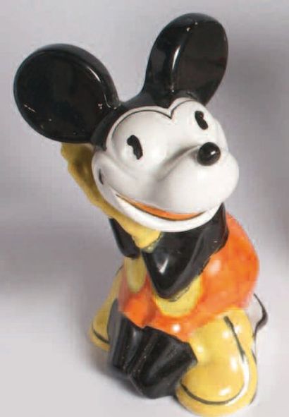 MICKEY MOUSE Tirelire en céramique représentant...