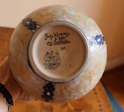 BOCH - CATTEAU - KERAMIS

Vase globulaire...